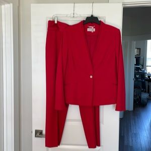 Calvin Klein Red Women’s Tuxedo SZ16